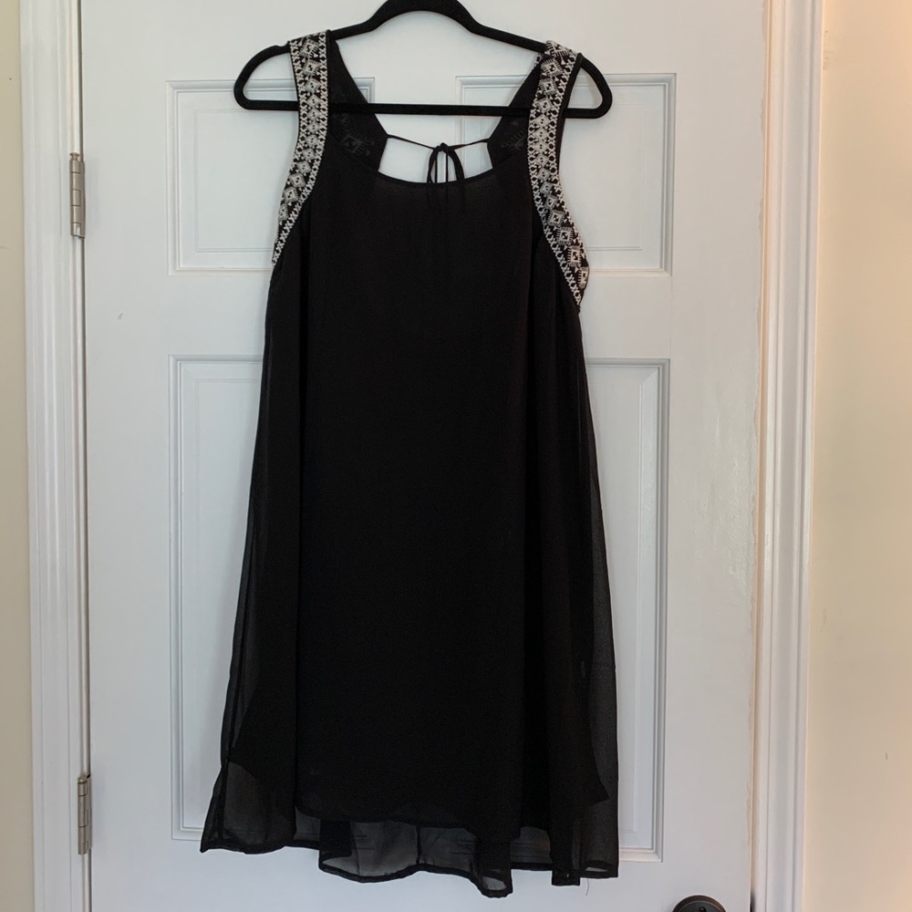 Black and White Detail Dress
